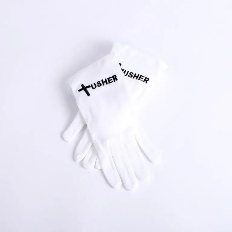 Gloves White Usher