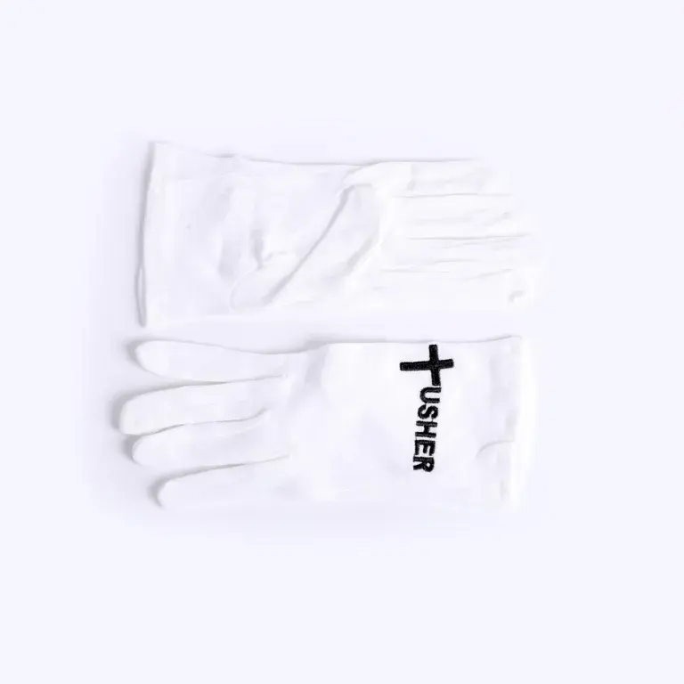 Gloves White Usher