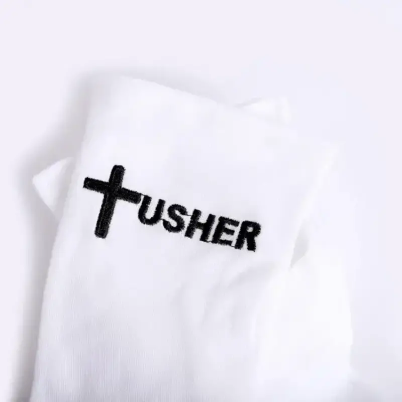 Gloves White Usher