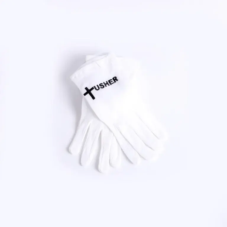Gloves White Usher