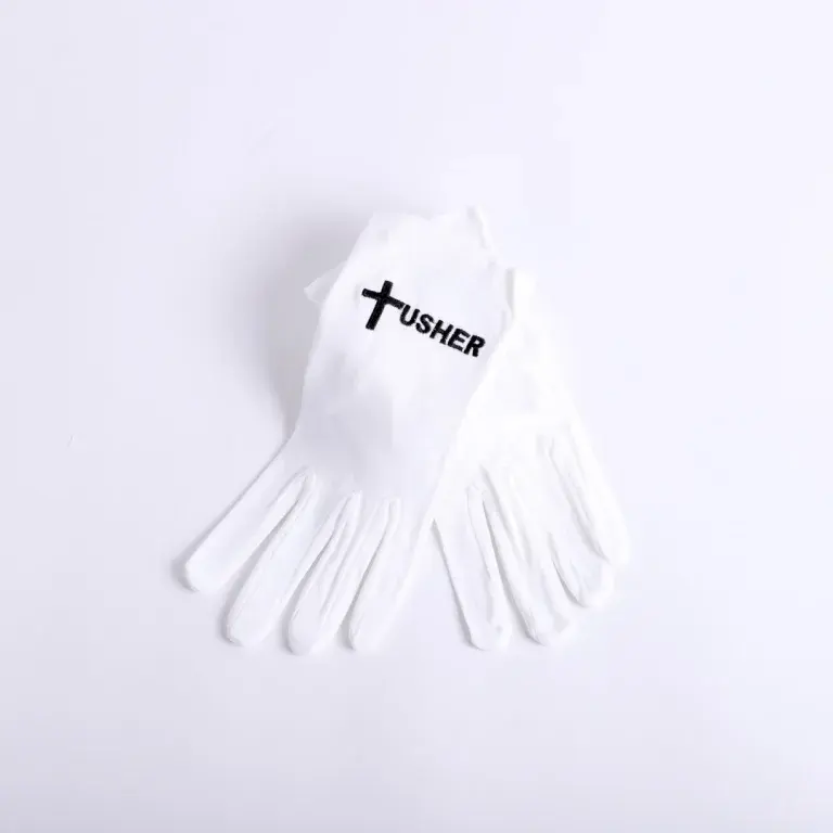 Gloves White Usher