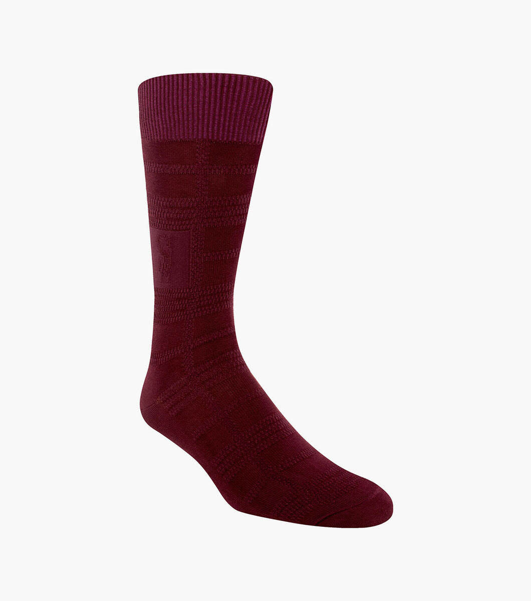 Stacy Adams Socks Stacy Adams Logo Gemstone gem101 Burgundy-5