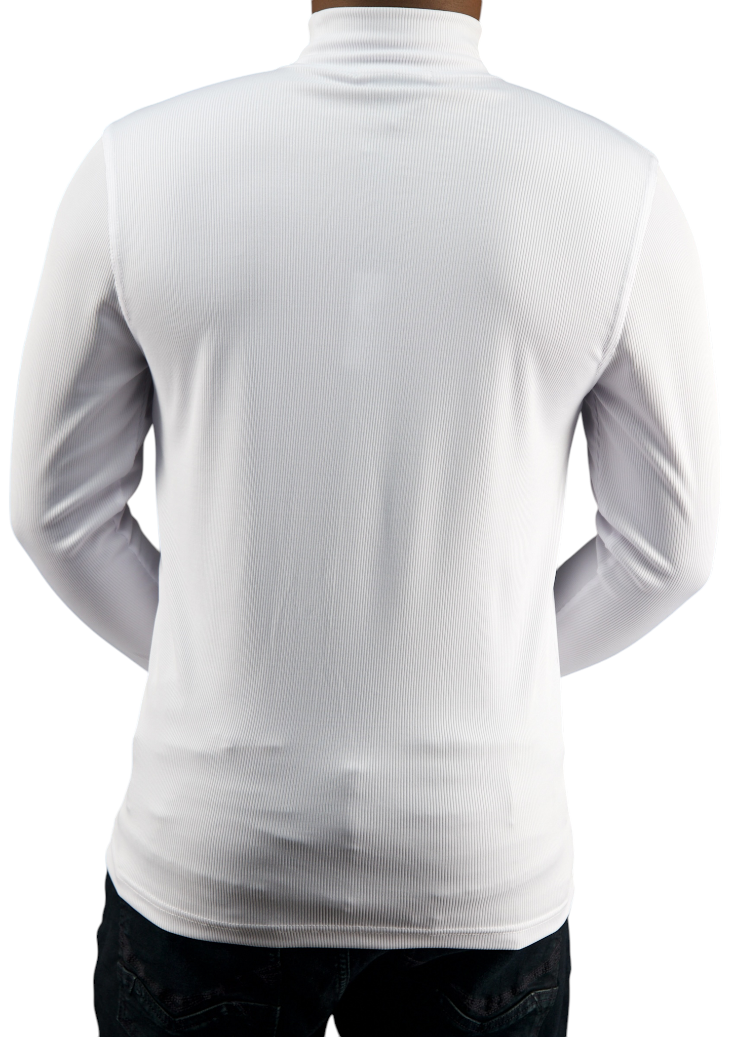 Tulliano Knitted Slim Fit CIRRO Poly/Spendex Crewneck White