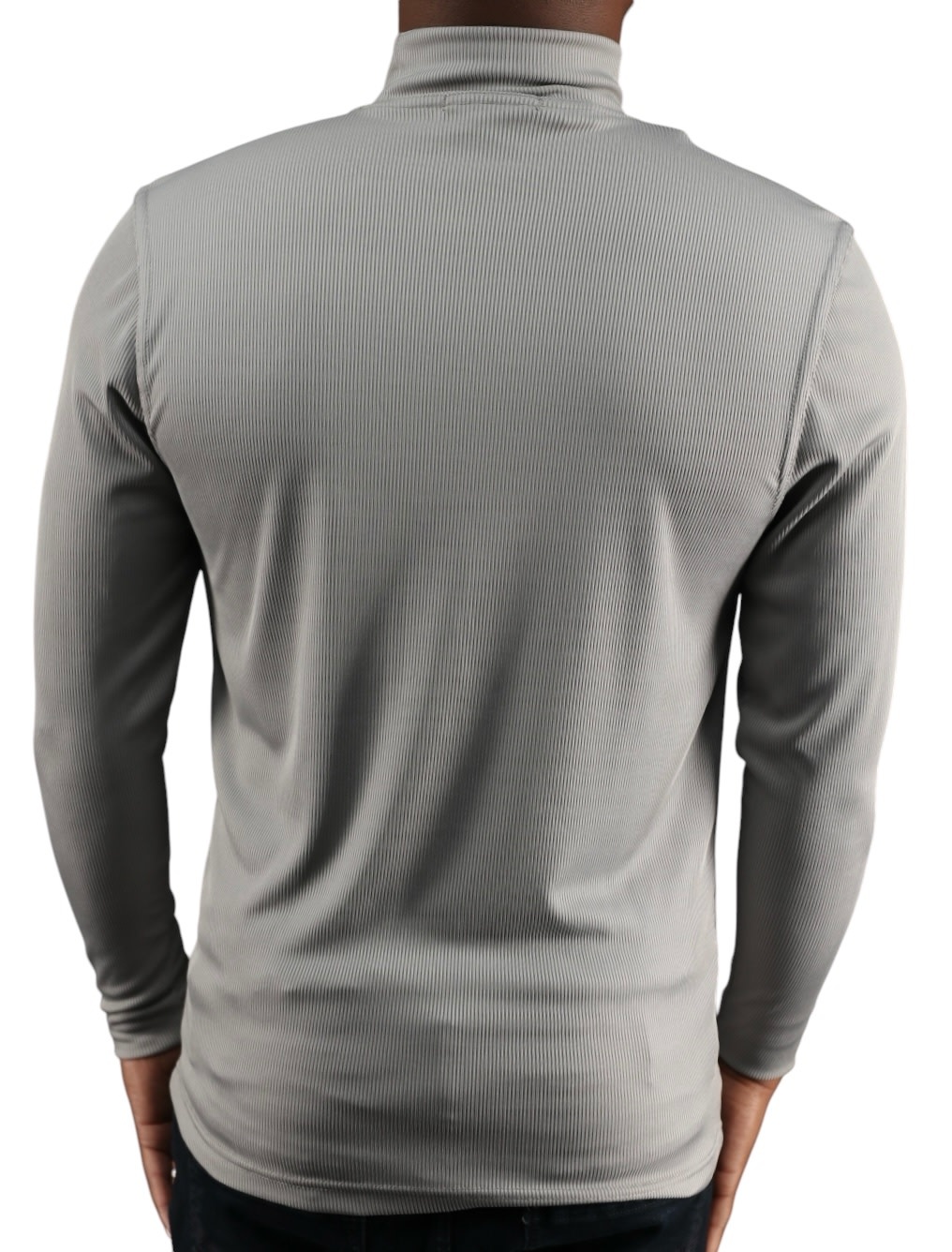 Tulliano Knitted Slim Fit CIRRO Poly/Spendex Crewneck Steel