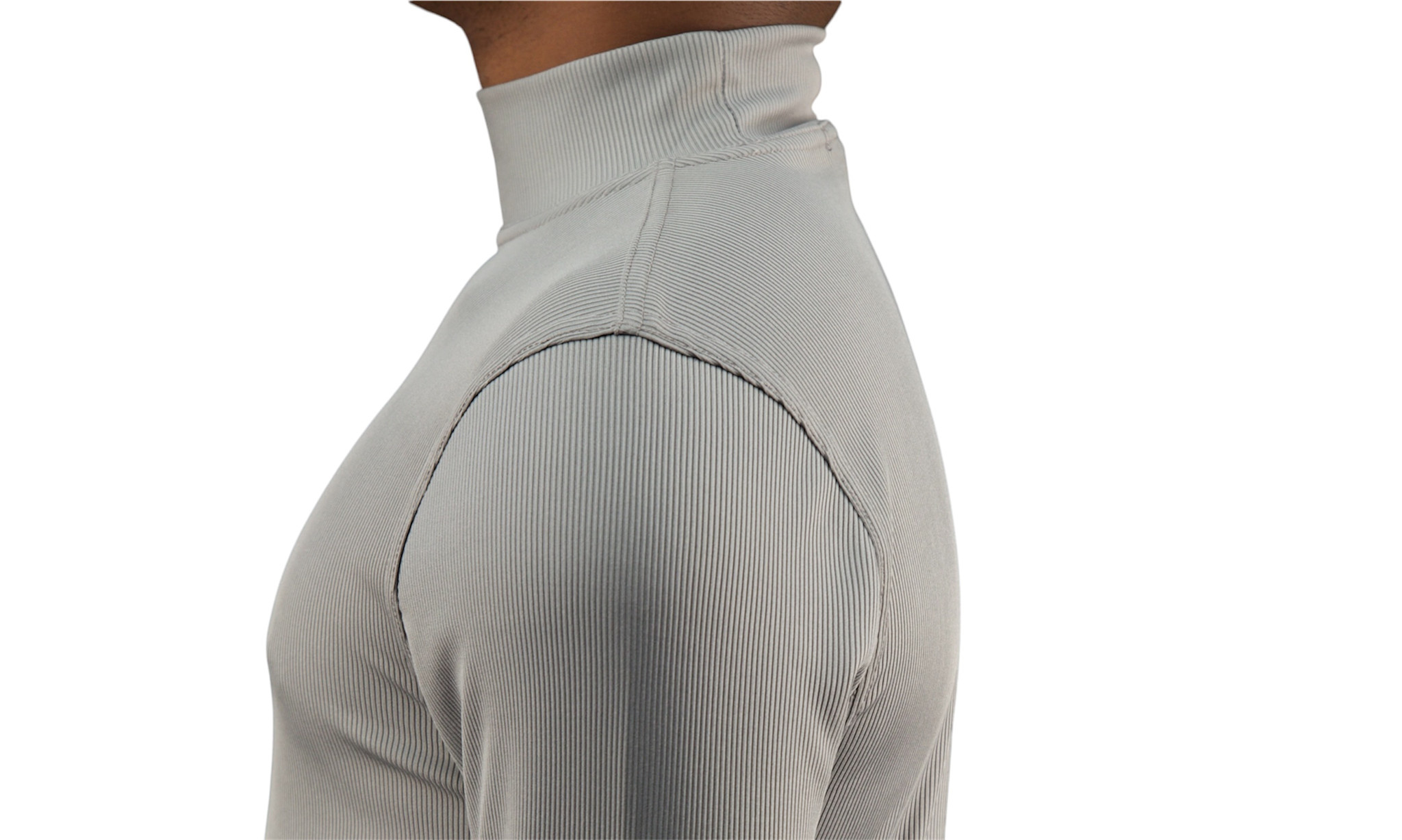 Tulliano Knitted Slim Fit CIRRO Poly/Spendex Crewneck Steel