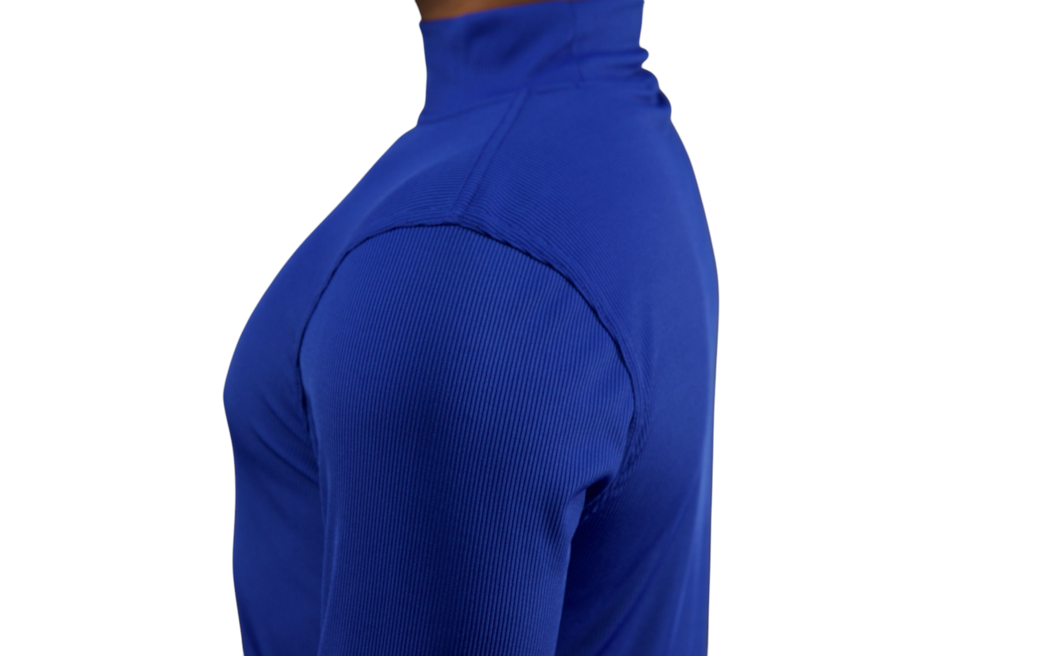 Tulliano Knitted Slim Fit CIRRO Poly/Spendex Crewneck Royal