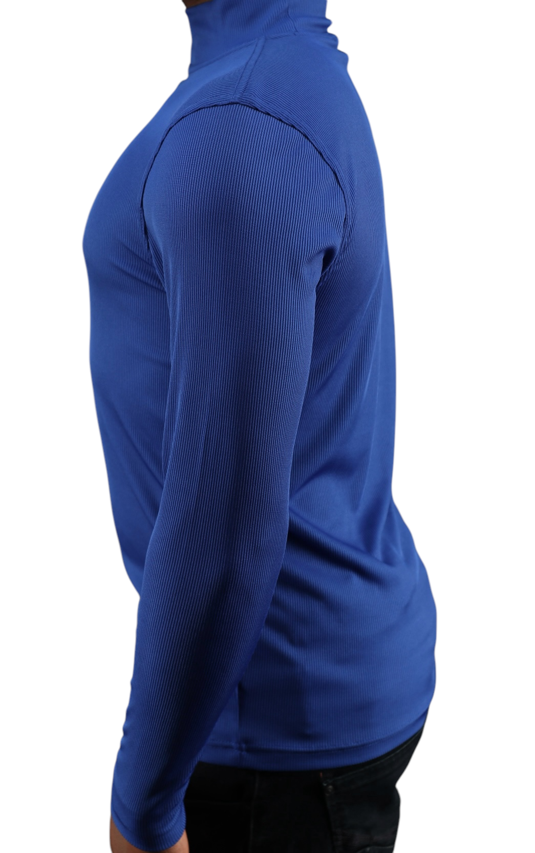 Tulliano Knitted Slim Fit CIRRO Poly/Spendex Crewneck Royal