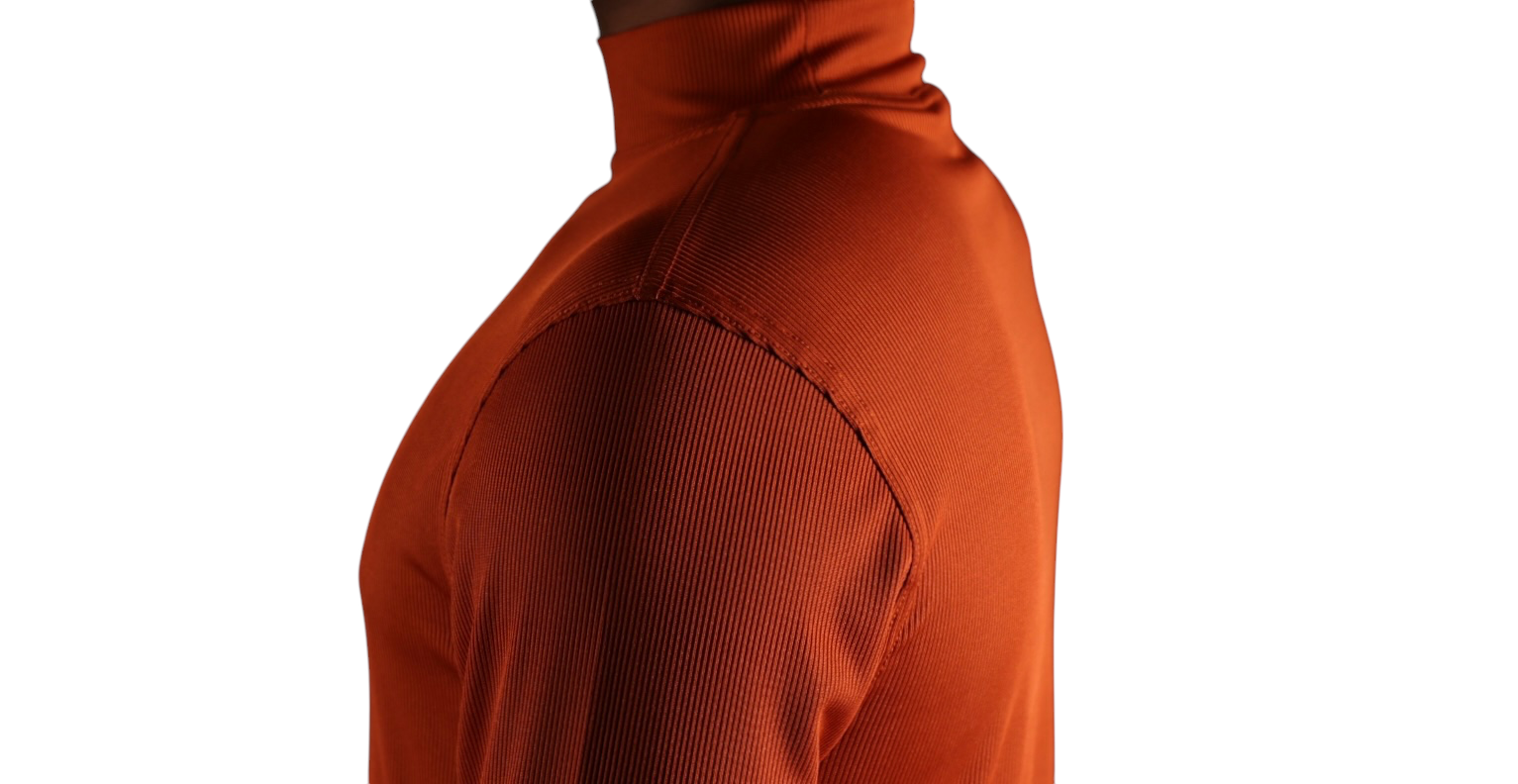 Tulliano Knitted Slim Fit CIRRO Poly/Spendex Crewneck Red