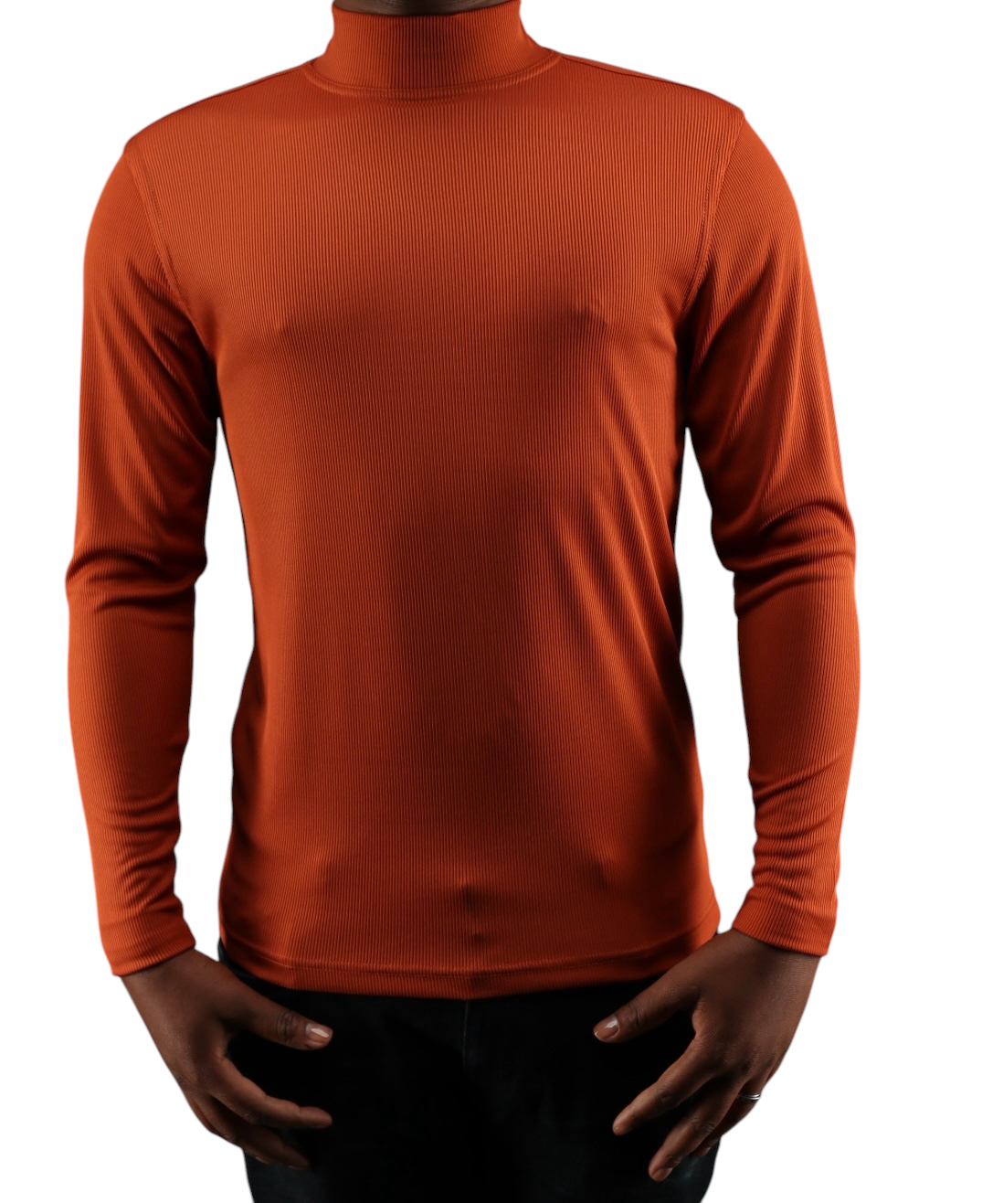 Tulliano Knitted Slim Fit CIRRO Poly/Spendex Crewneck Red