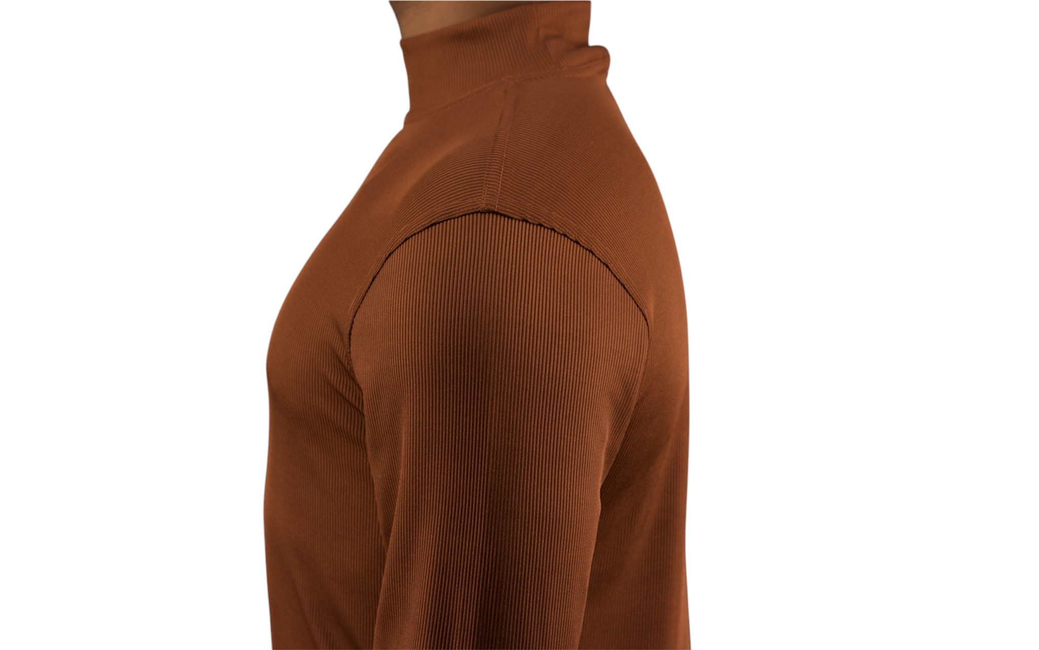 Tulliano Knitted Slim Fit CIRRO Poly/Spendex Crewneck Papaya