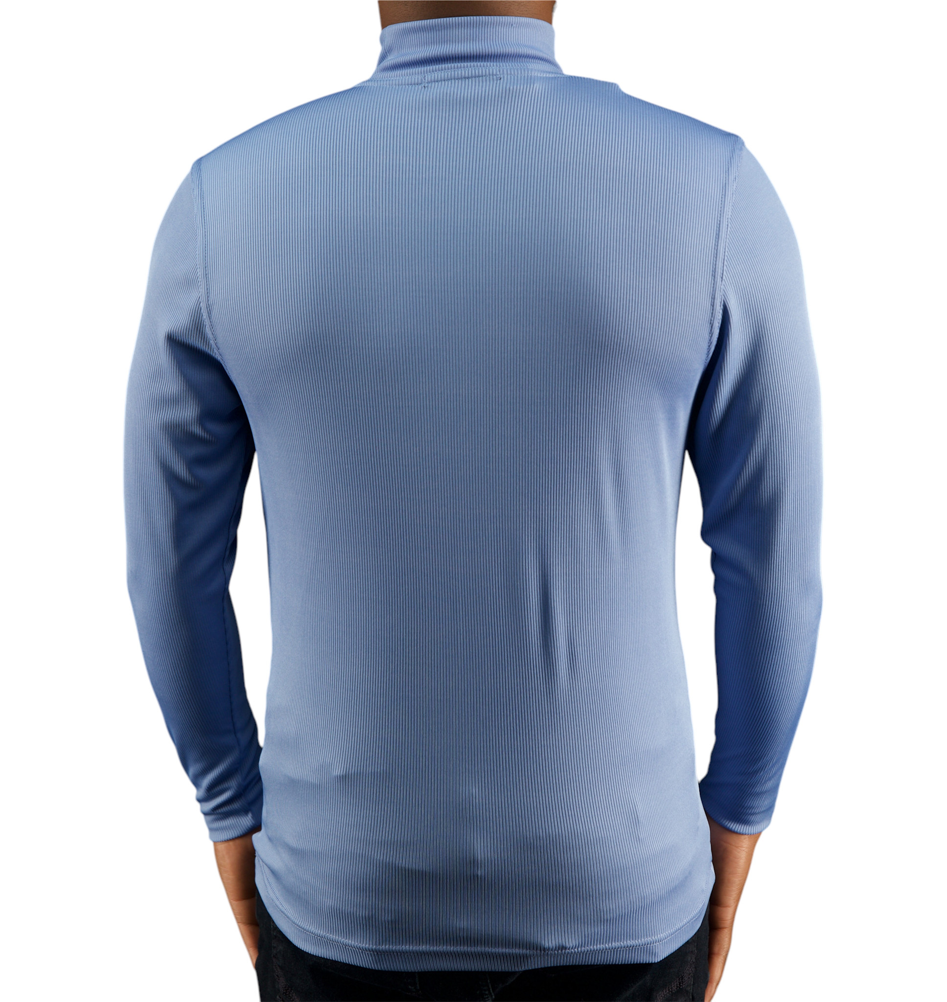 Tulliano Knitted Slim Fit CIRRO Poly/Spendex Crewneck Ocean