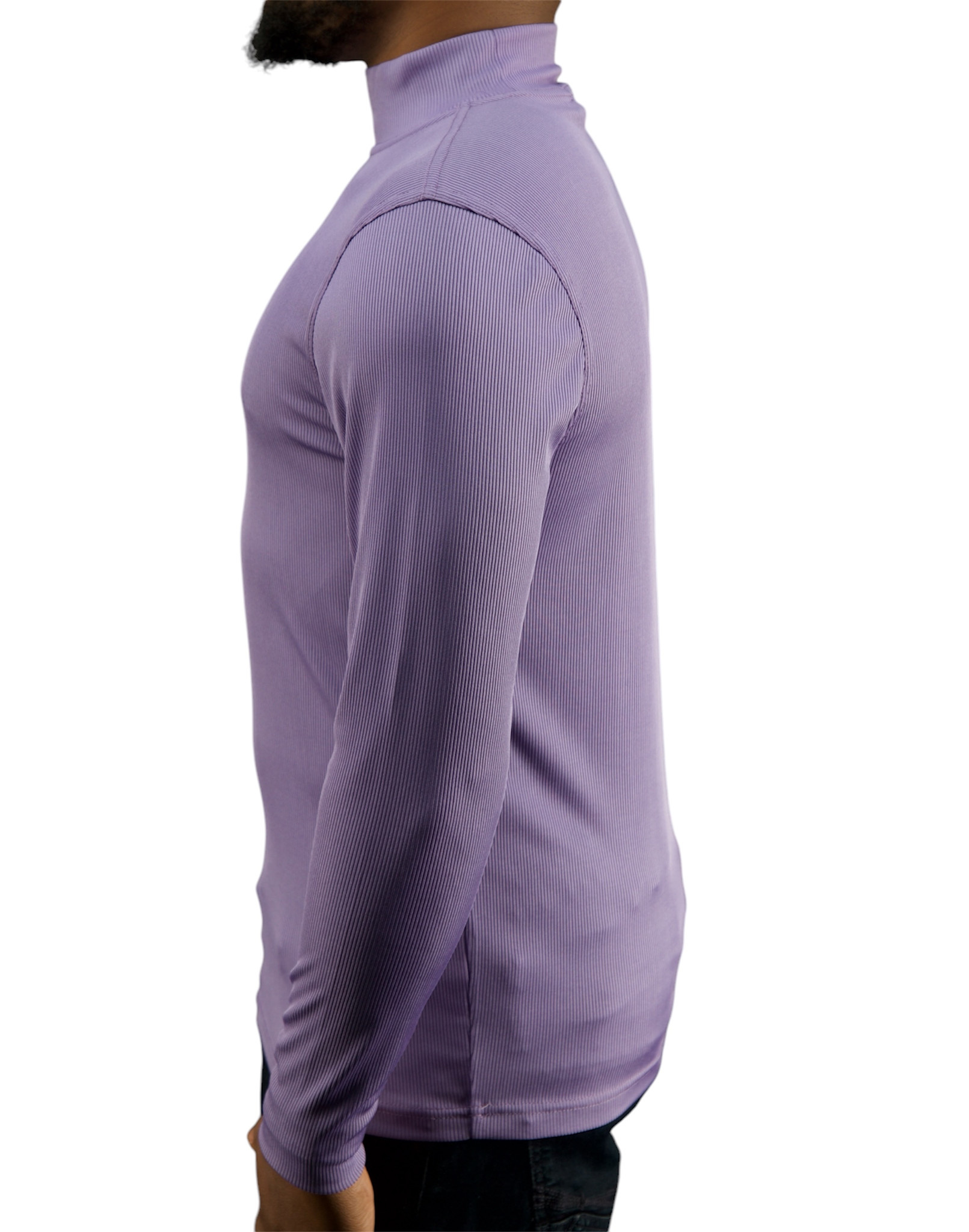 Tulliano Knitted Slim Fit CIRRO Poly/Spendex Crewneck Lavender