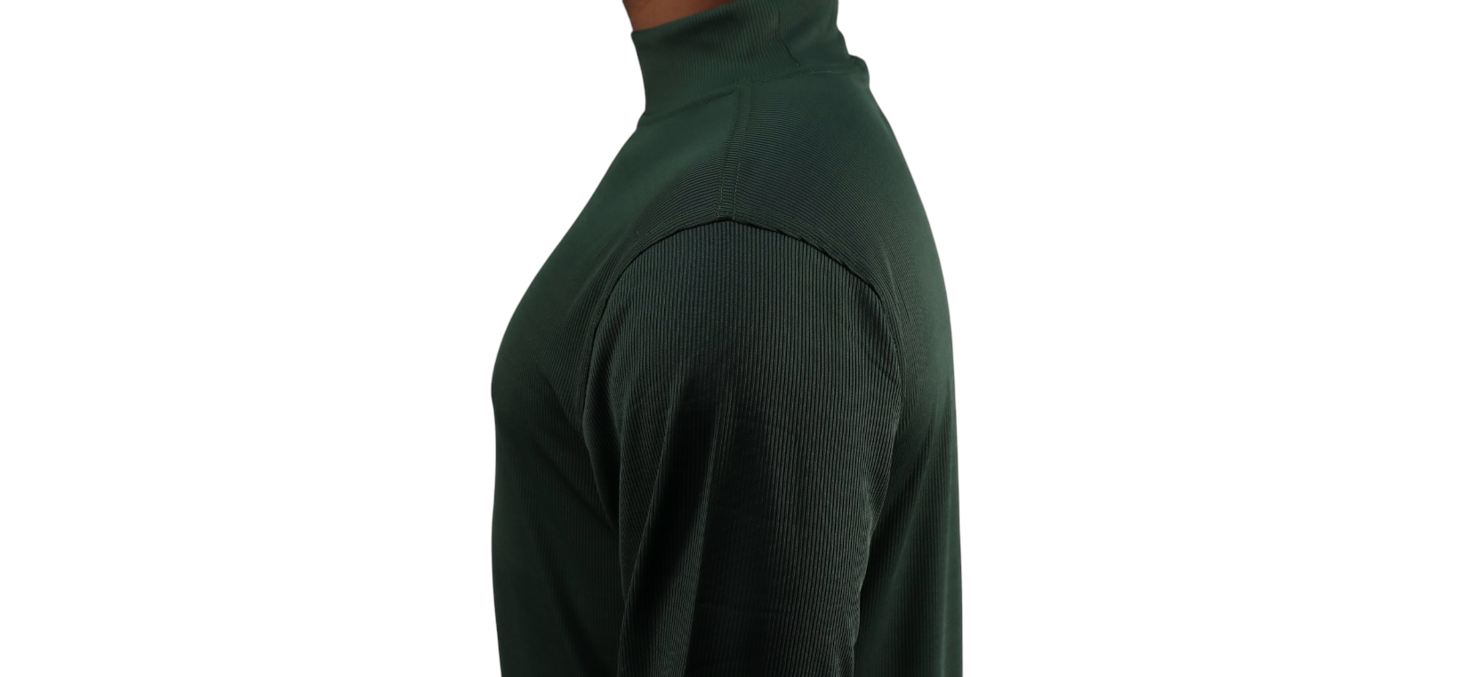 Tulliano Knitted Slim Fit CIRRO Poly/Spendex Crewneck Hunter
