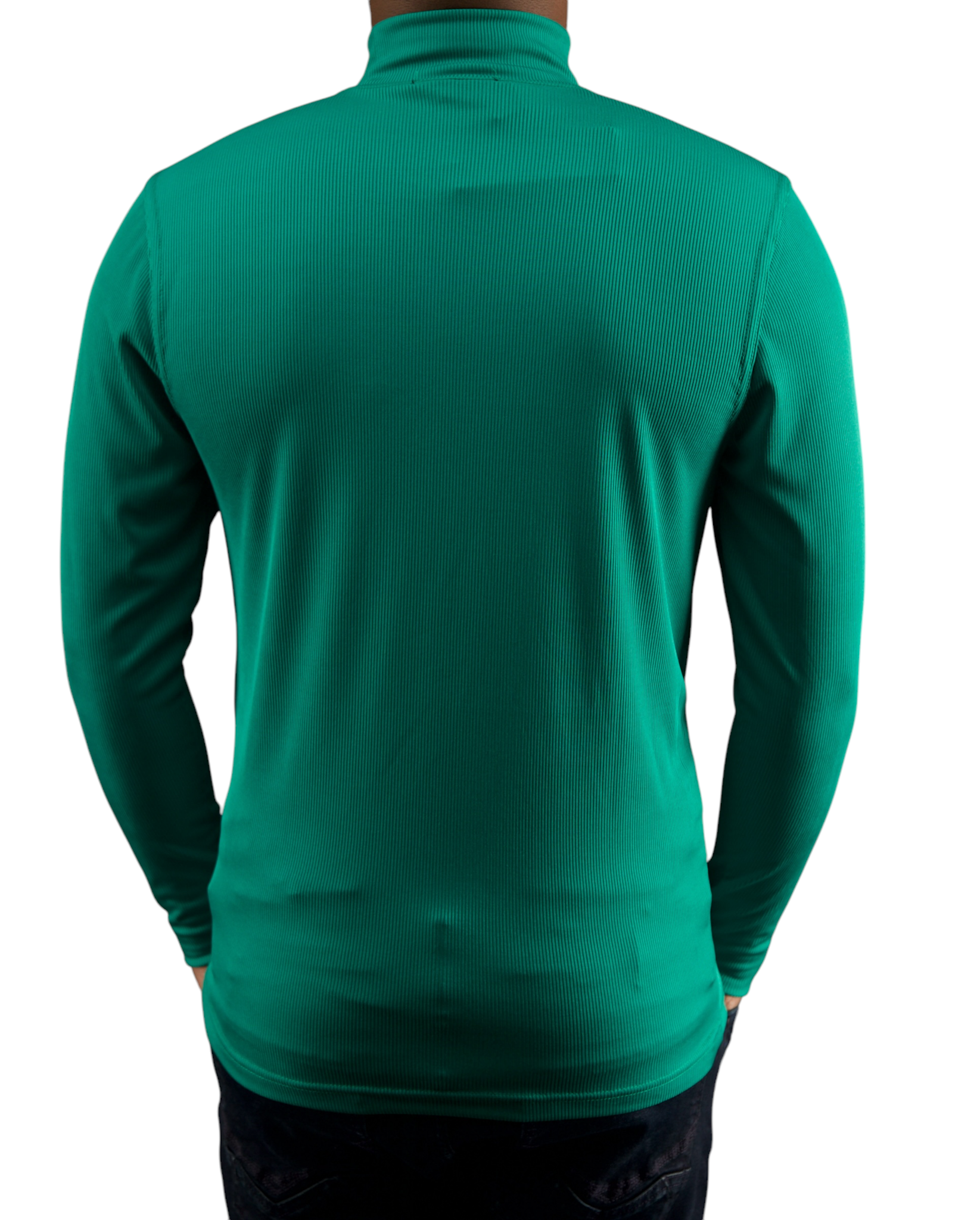 Tulliano Knitted Slim Fit CIRRO Poly/Spendex Crewneck Emerald