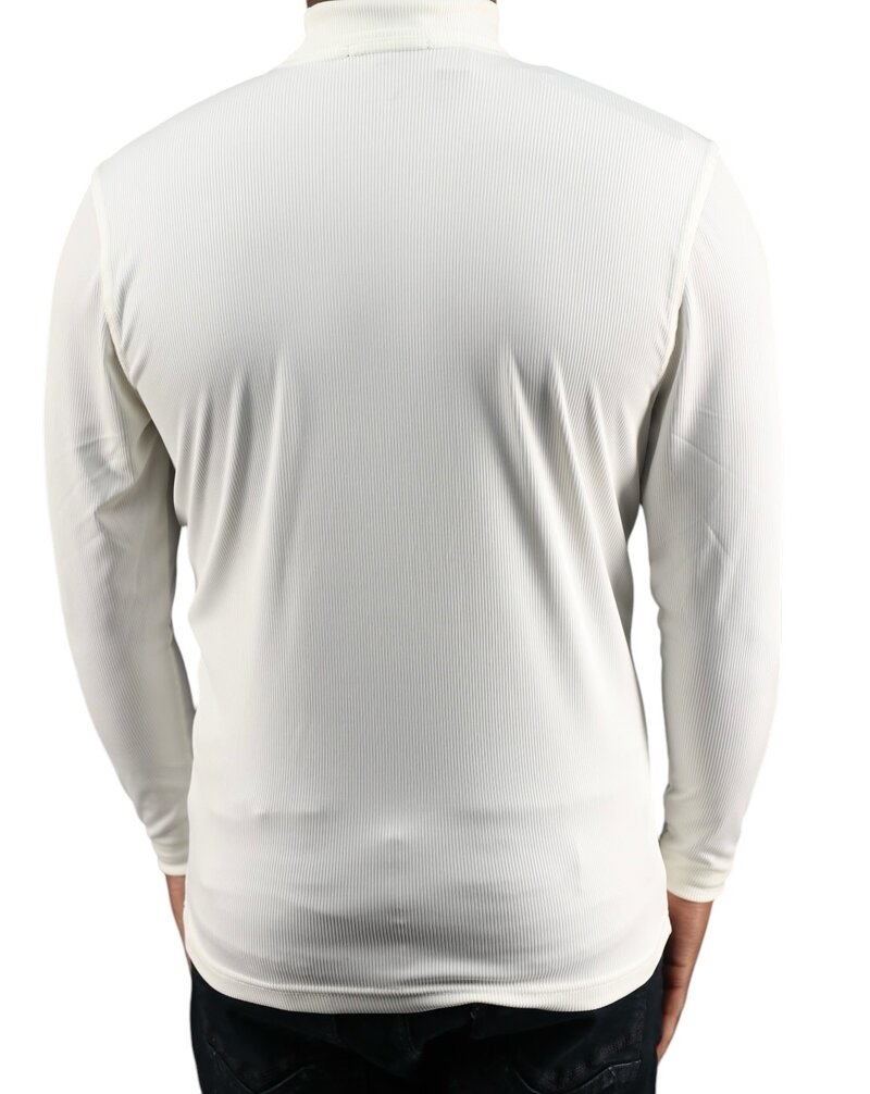Tulliano Knitted Slim Fit CIRRO Poly/Spendex Crewneck Cream