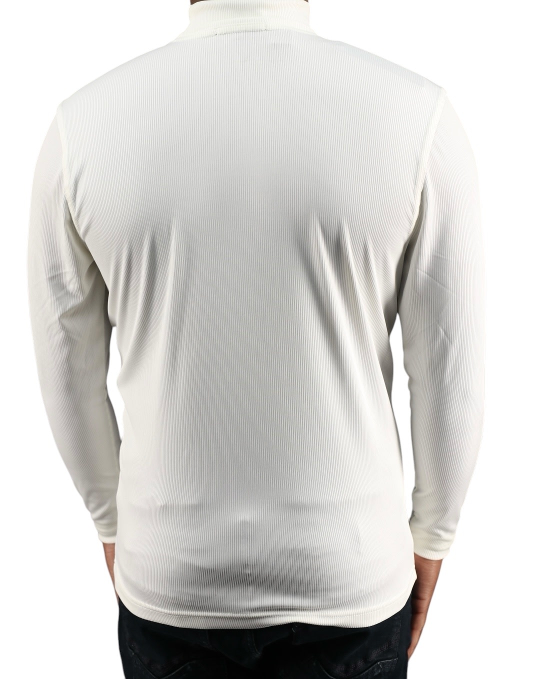 Tulliano Knitted Slim Fit CIRRO Poly/Spendex Crewneck Cream