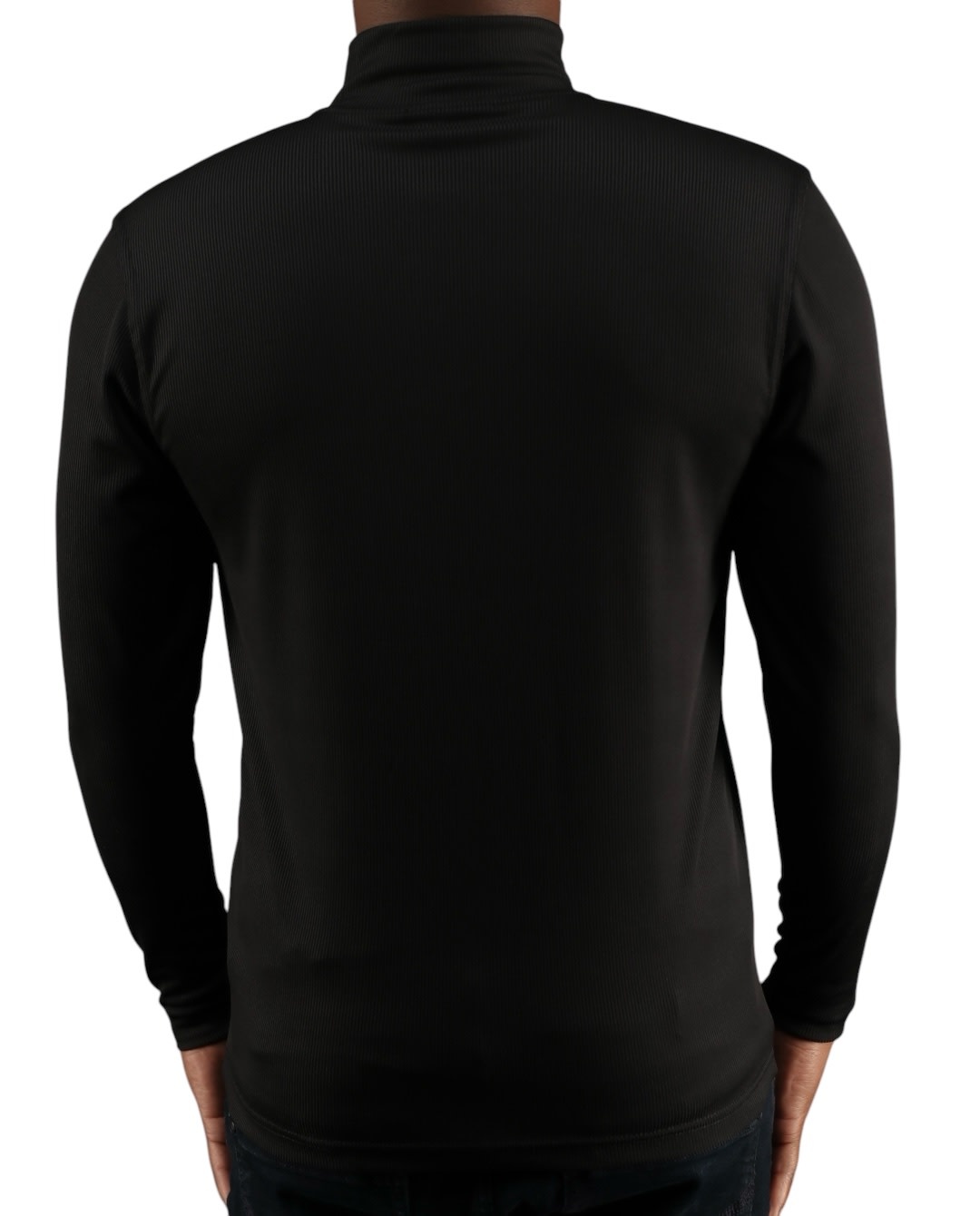 Tulliano Knitted Slim Fit CIRRO Poly/Spendex Crewneck Black