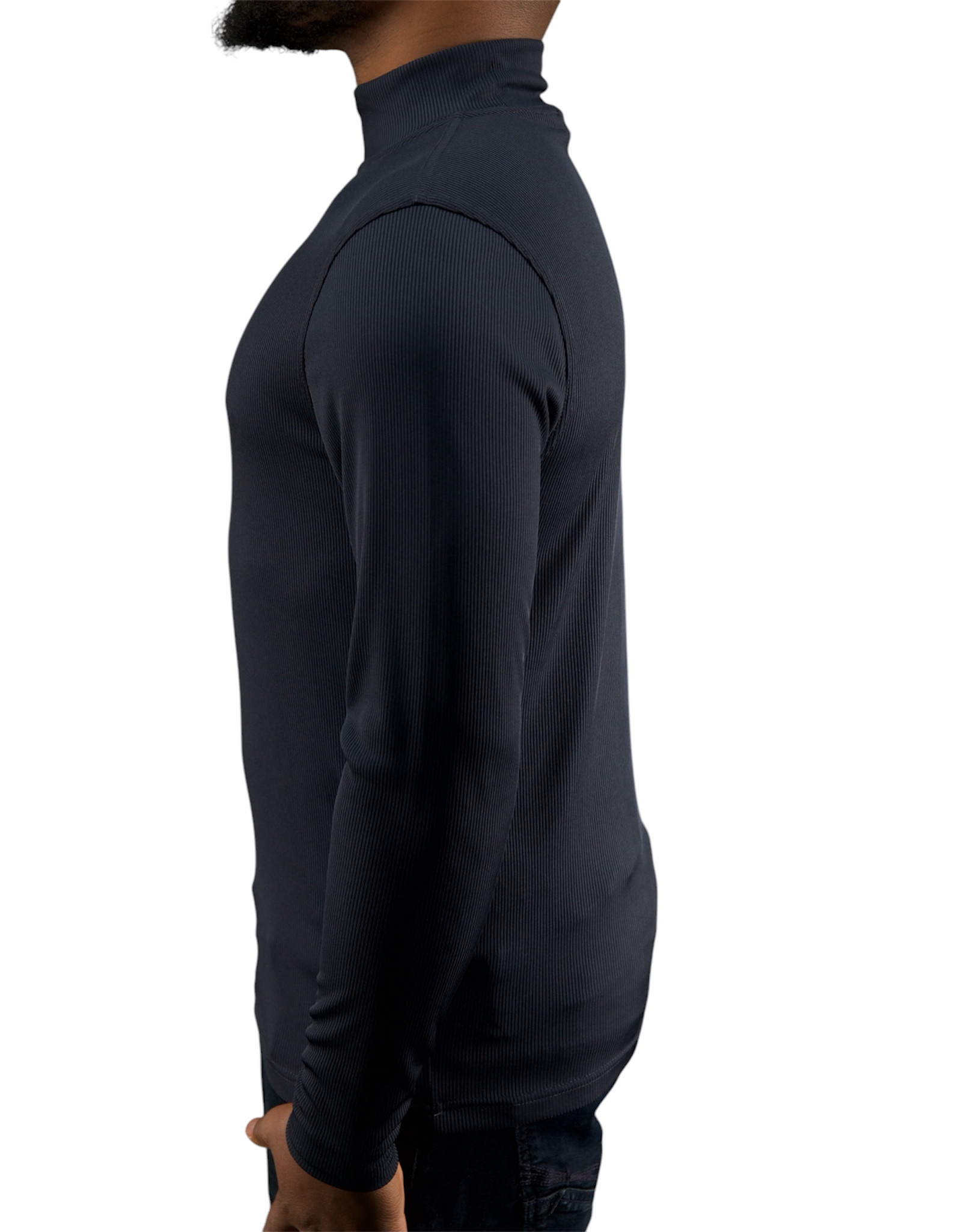 Tulliano Knitted Slim Fit CIRRO Poly/Spendex Crewneck Navy