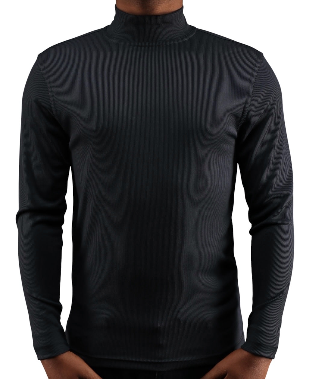 Tulliano Knitted Slim Fit CIRRO Poly/Spendex Crewneck Navy