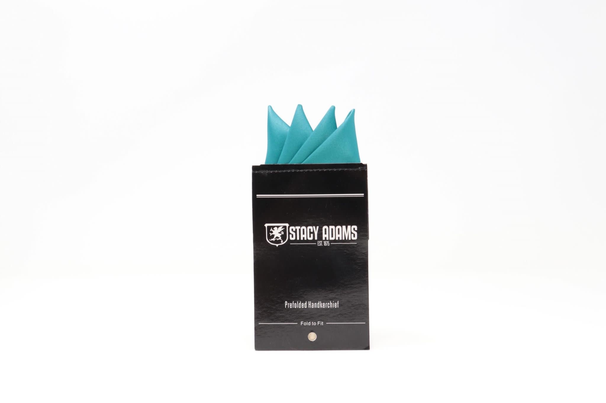 Stacy Adams Pocket Square Premade Stacy Adams 400S-25 Turquoise
