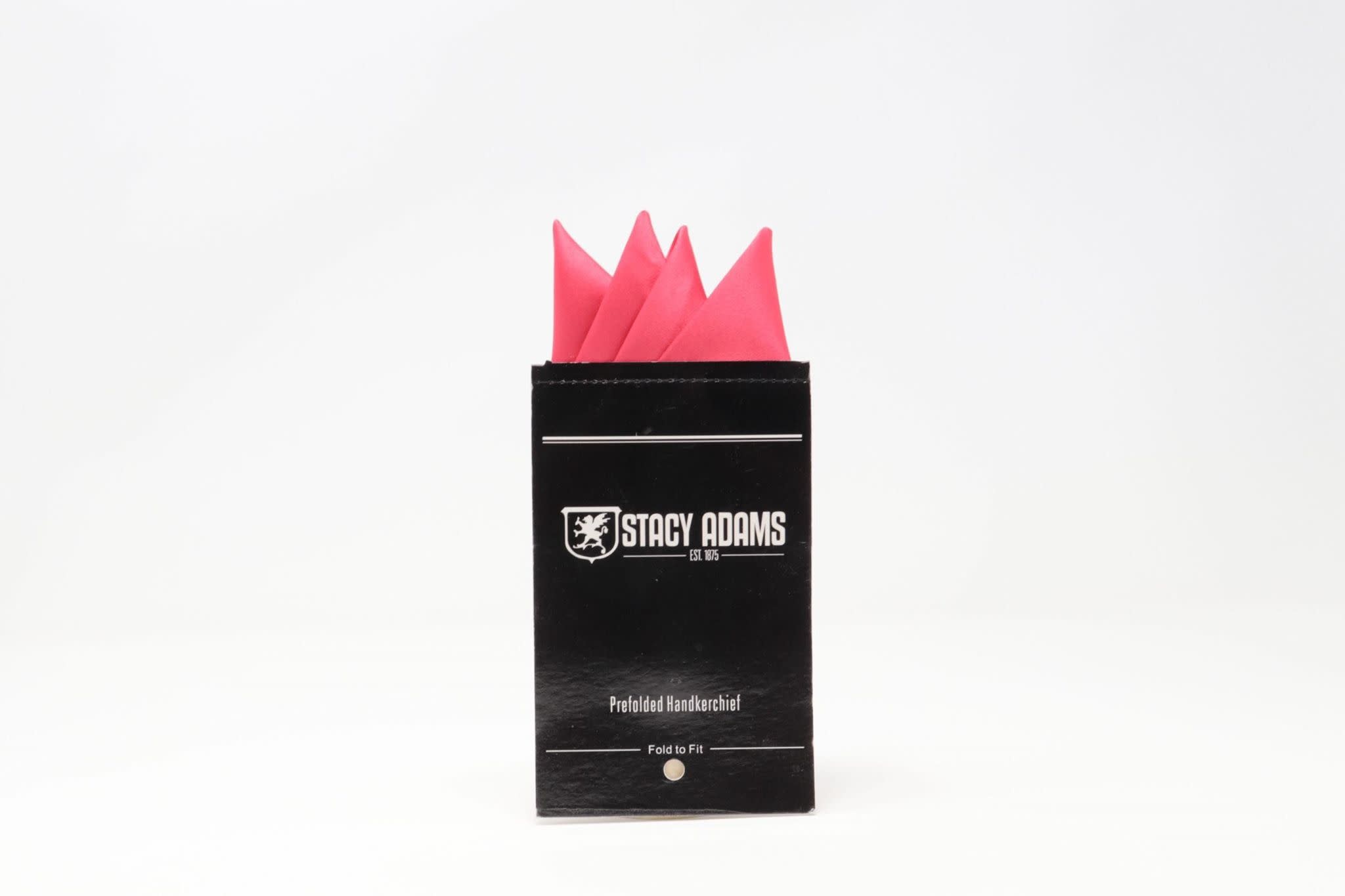 Stacy Adams Pocket Square Premade Stacy Adams 400S-24 Hot Pink