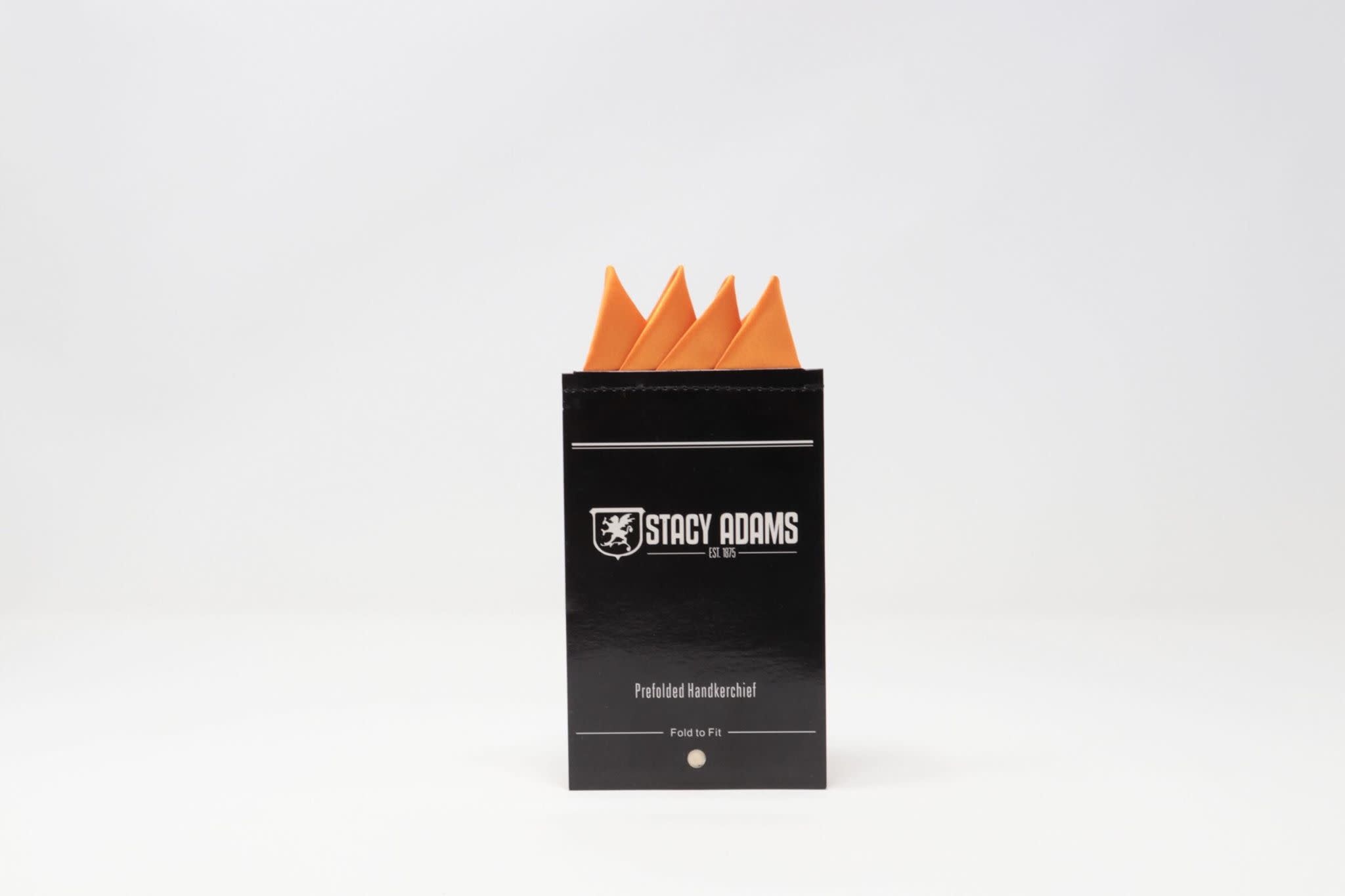 Stacy Adams Pocket Square Premade Stacy Adams 400S-22Orange