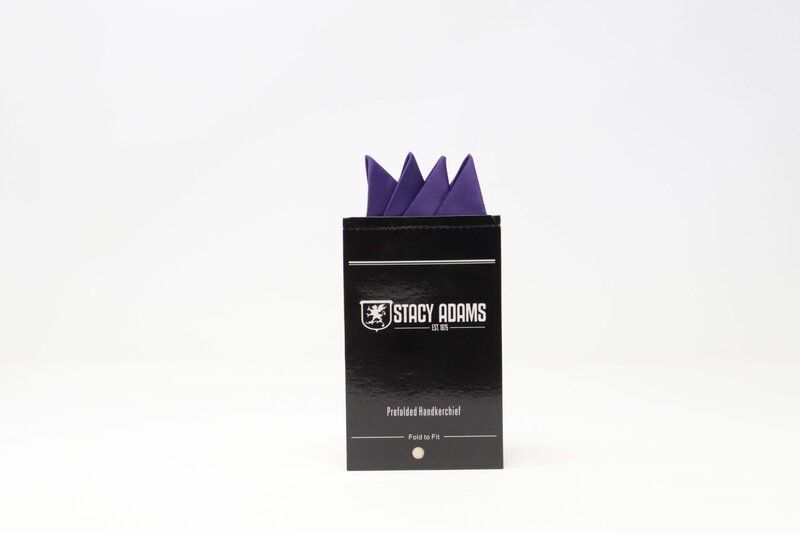 Stacy Adams Pocket Square Premade Stacy Adams 400S-21 Purple