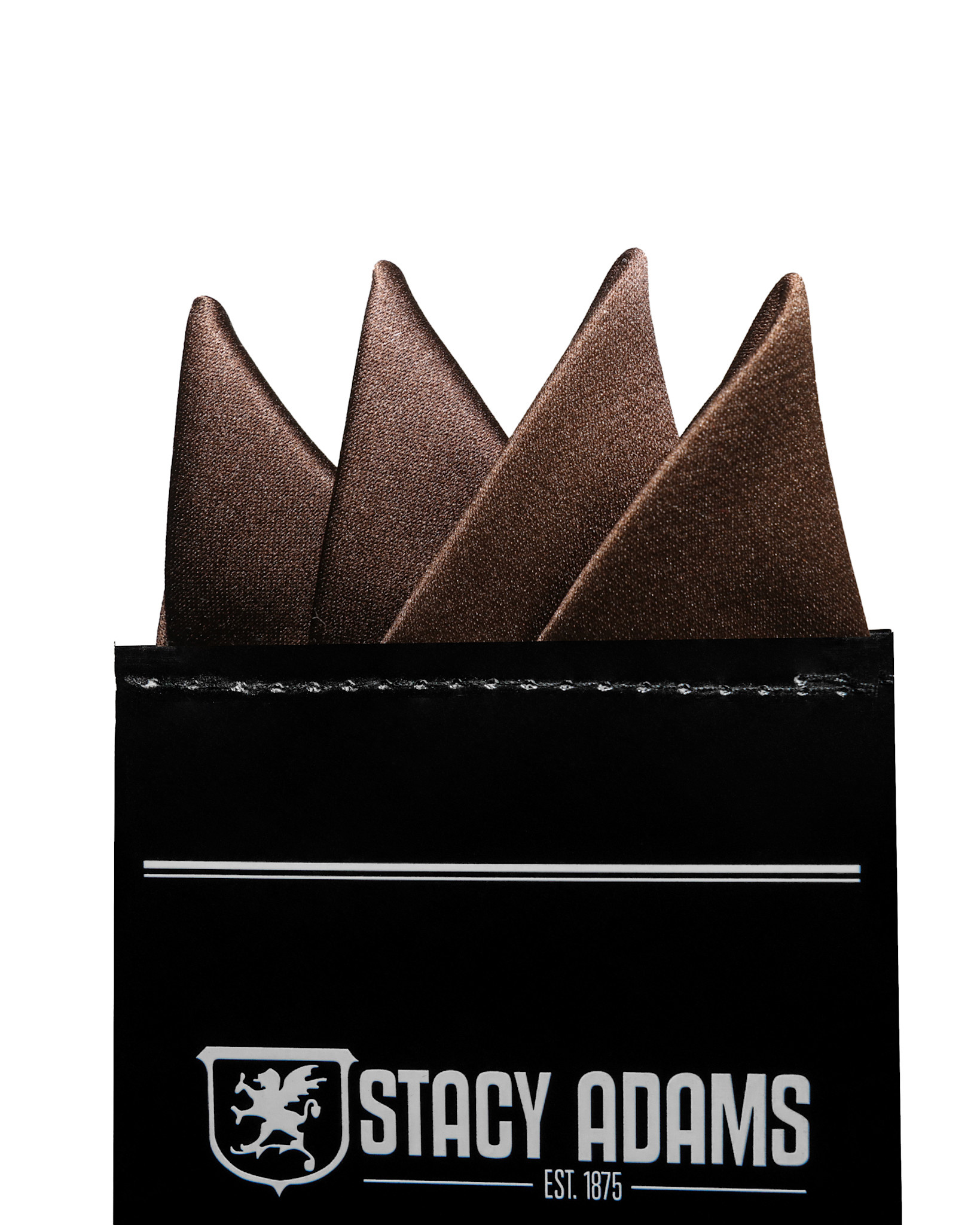 Stacy Adams Pocket Square Premade Stacy Adams 400S-14 Brown