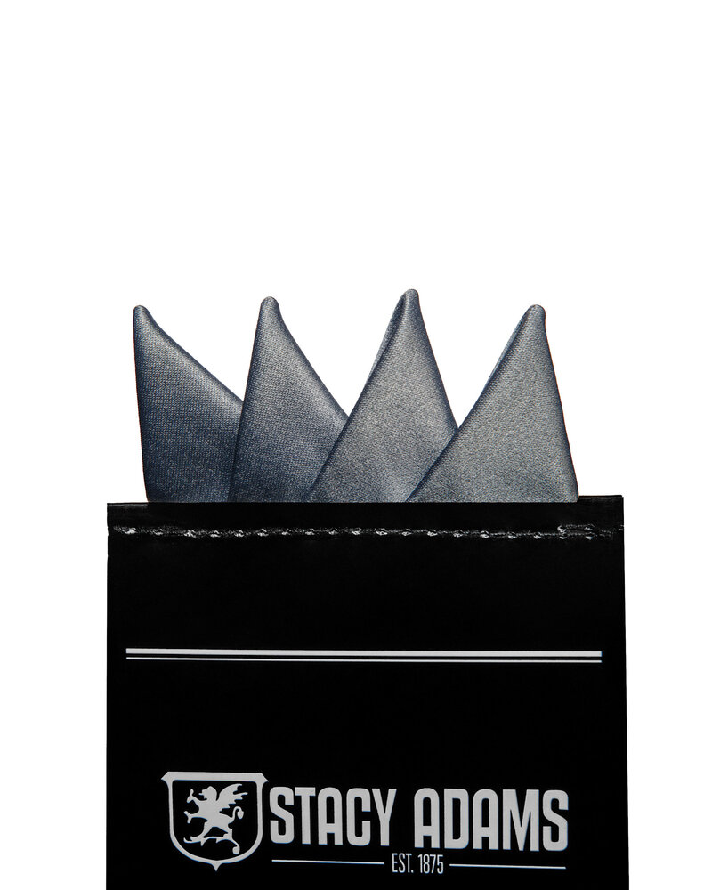 Stacy Adams Pocket Square Premade Stacy Adams 400S-8 Charcol