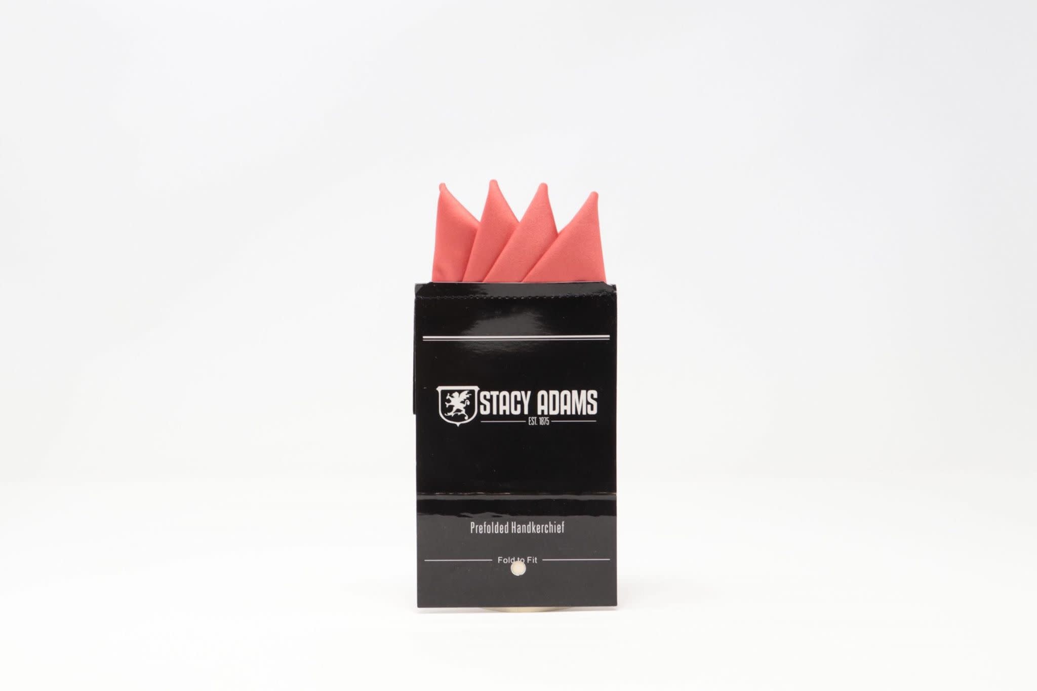 Stacy Adams Pocket Square Premade Stacy Adams 400S-31 Coral