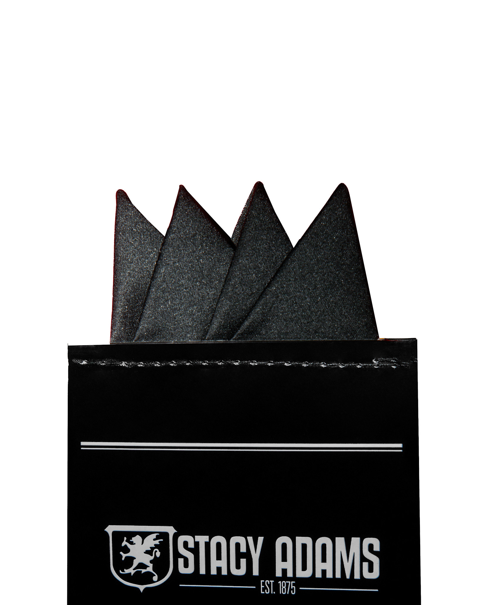 Stacy Adams Pocket Square Premade Stacy Adams 400S-7 Black