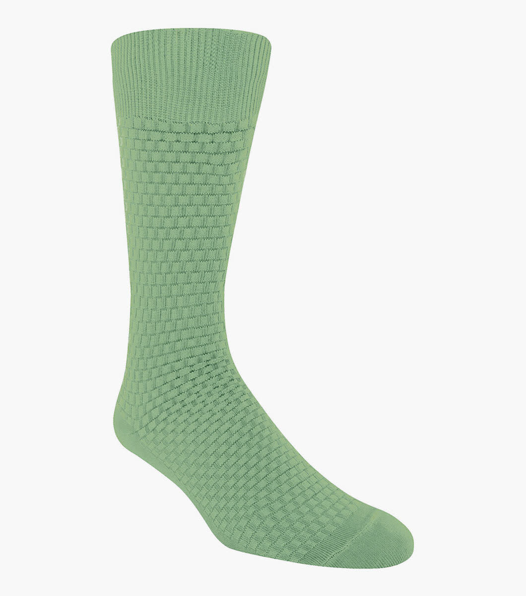 Stacy Adams Socks Stacy Adams Pique Gemstone gem102 Celery-23