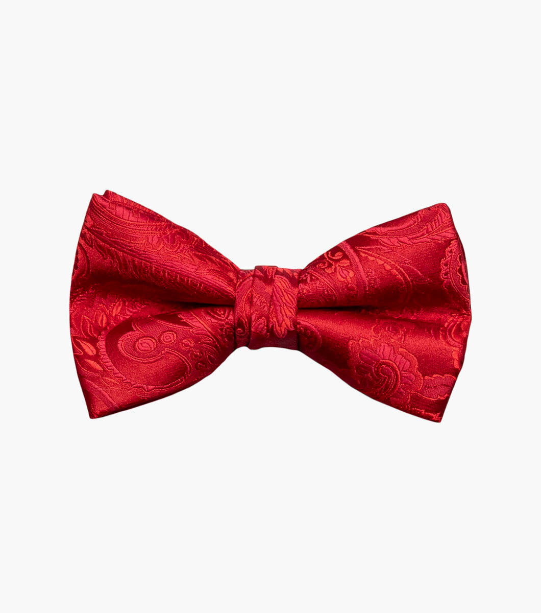 Stacy Adams Bow Tie Paisley SB276- 01 Red