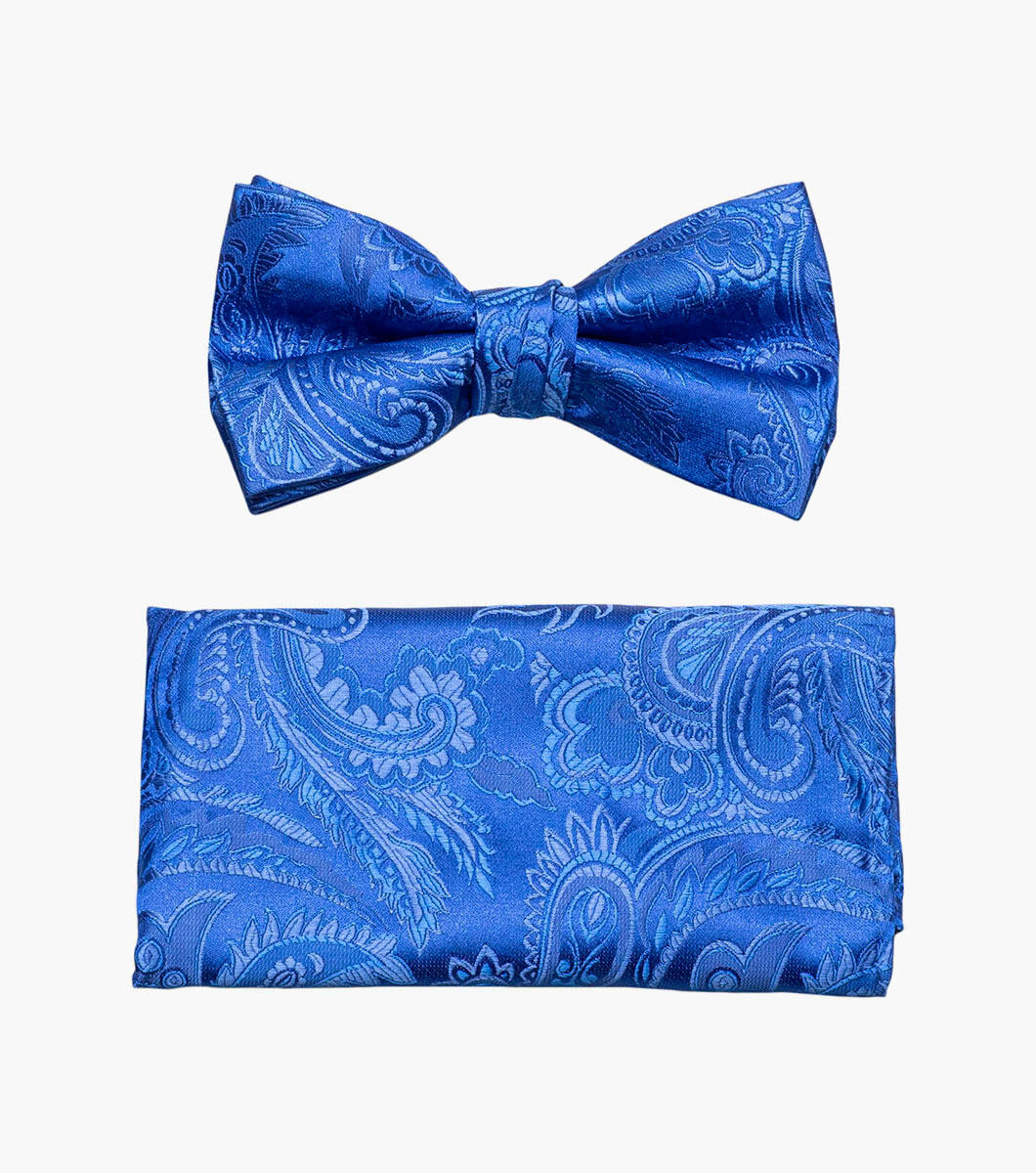 Stacy Adams Bow Tie Paisley SB276- 02 Royal