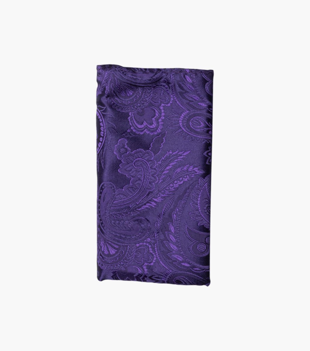 Stacy Adams Bow Tie Paisley SB276- 03 Purple