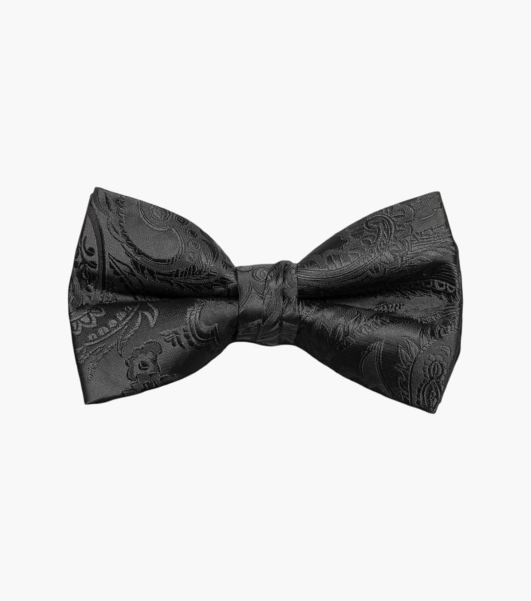 Stacy Adams Bow Tie Paisley SB276- 04 Black