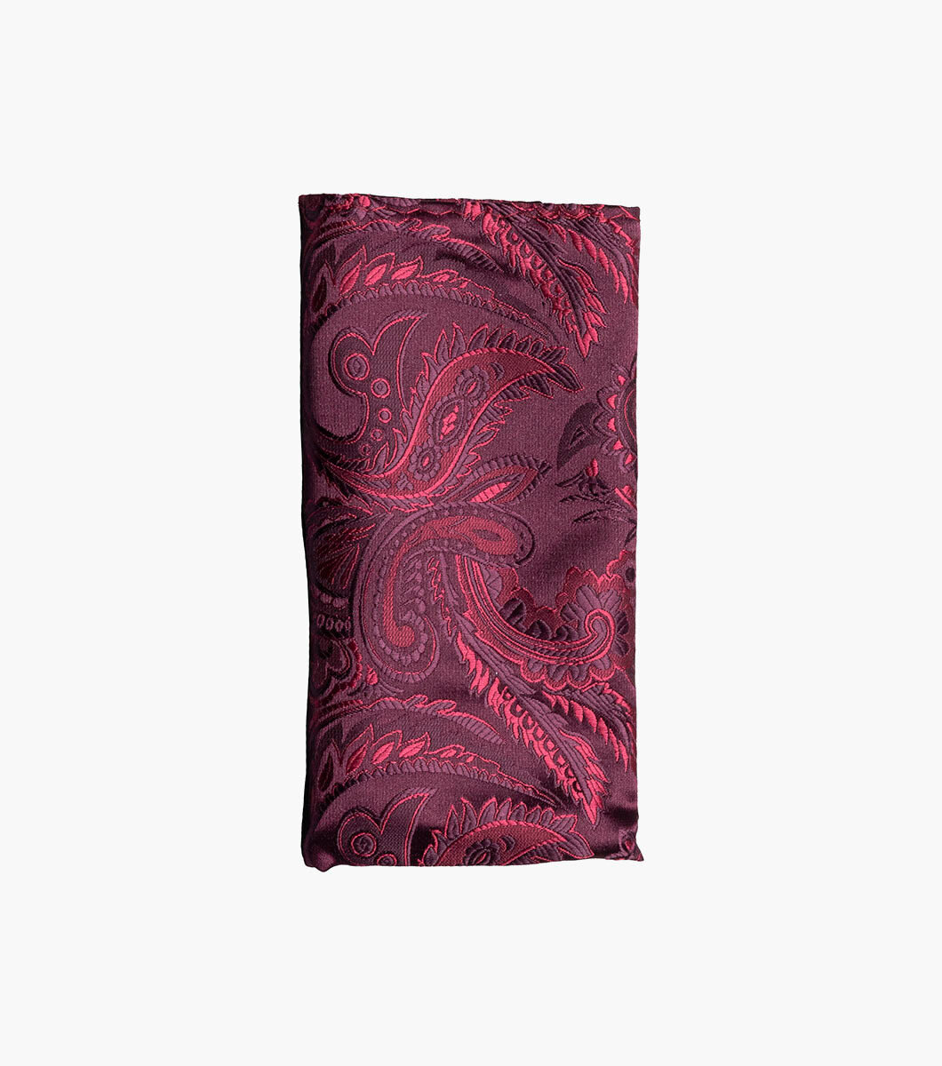 Stacy Adams Bow Tie Paisley SB276- 05 Burgundy