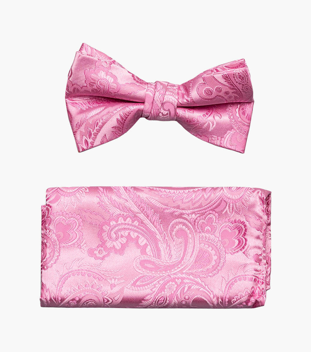 Stacy Adams Bow Tie Paisley SB276- 06 Pink