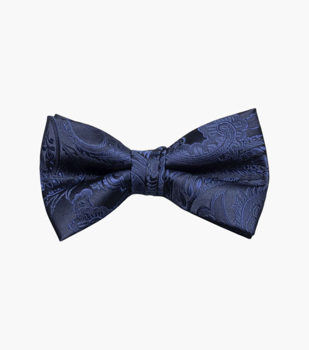 Stacy Adams Bow Tie Paisley SB276- 16 Navy