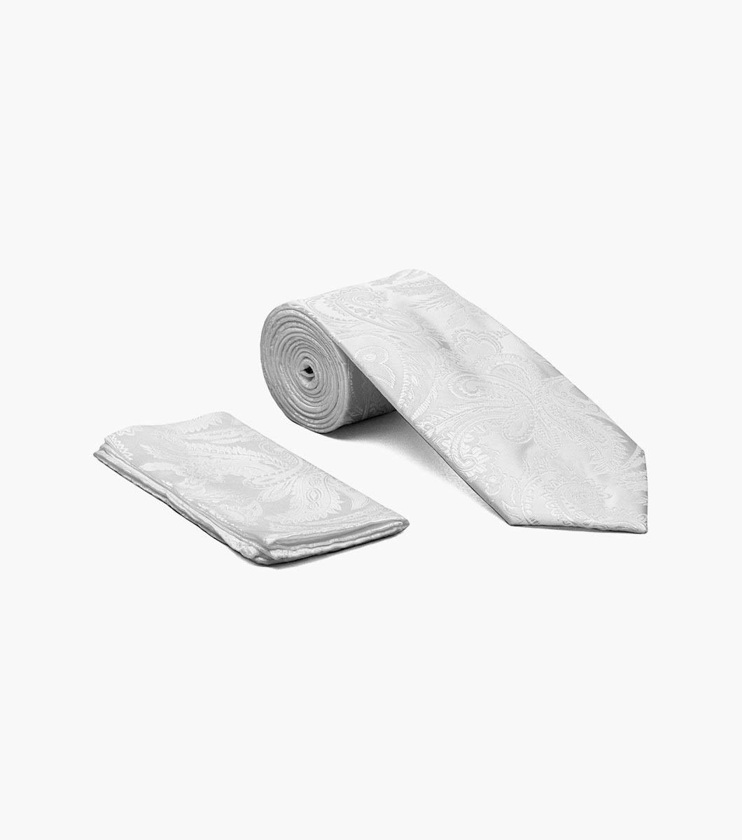 Stacy Adams Tie Stacy Adams Reg Paz sa276-7 White