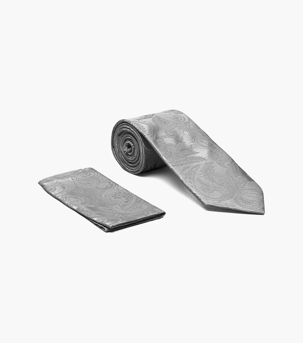 Stacy Adams Tie Stacy Adams Reg Paz sa276-8 Silver