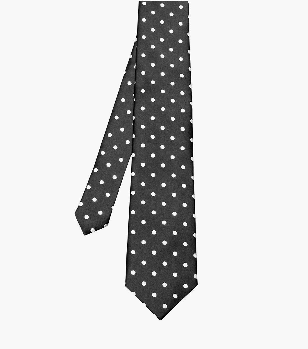 Stacy Adams Tie Stacy Adams Reg PolkaDot sa402-6 Black