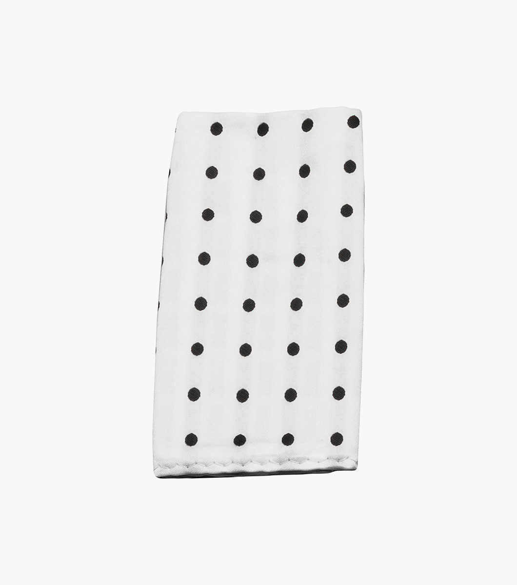 Stacy Adams Tie Stacy Adams Reg PolkaDot sa402-8 White