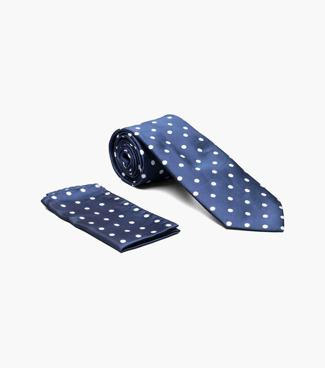 Stacy Adams Tie Stacy Adams Reg PolkaDot sa402-1 Navy