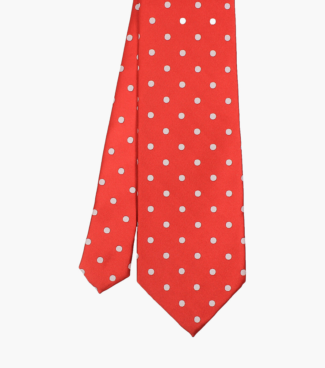 Stacy Adams Tie Stacy Adams Reg PolkaDot sa402-5 F. Red