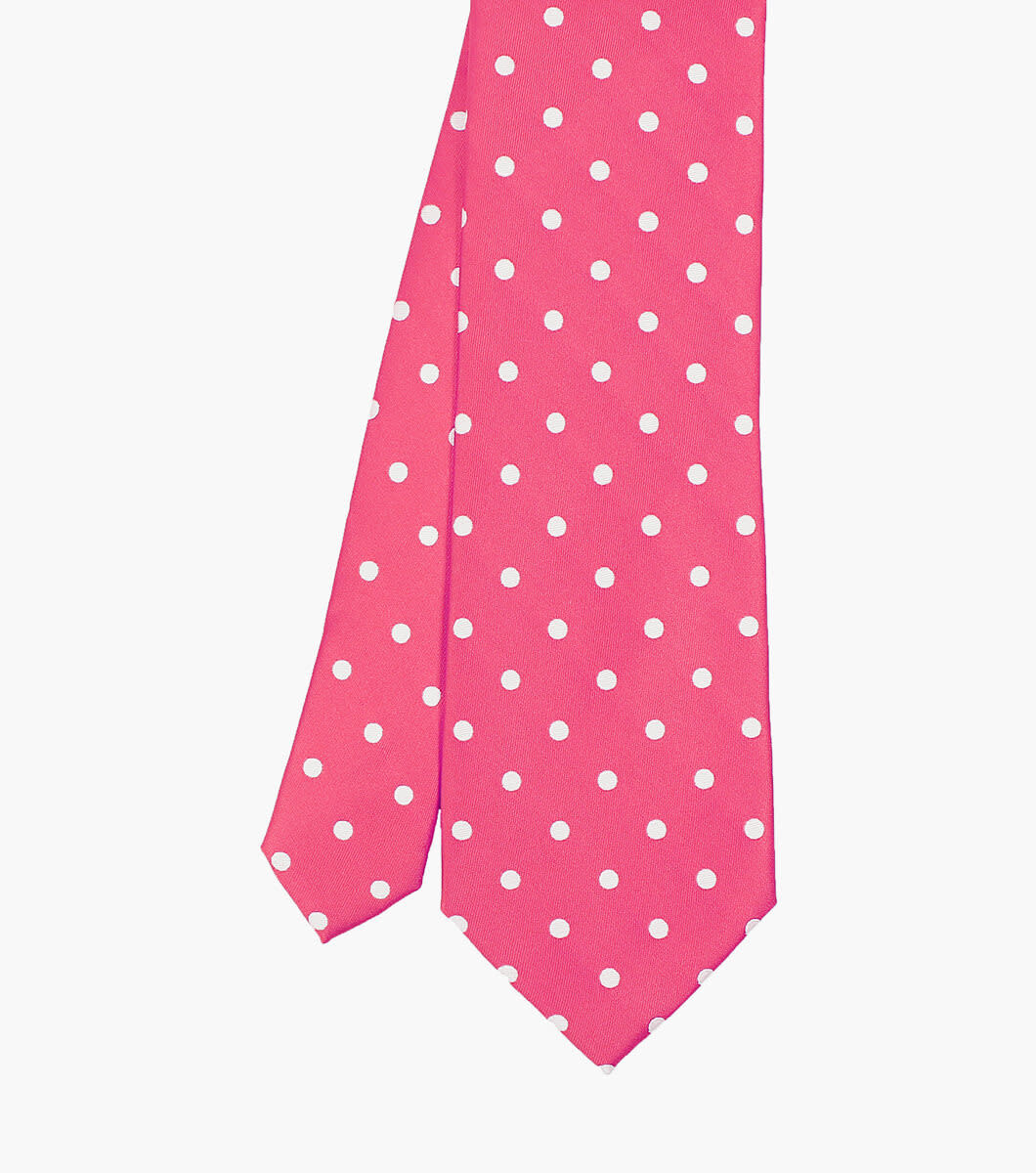 Stacy Adams Tie Stacy Adams Reg PolkaDot sa402-16 Fushia