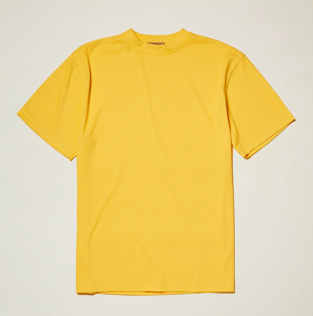 INSERCH MERC USA Crew Neck Tee t-299 Yellow