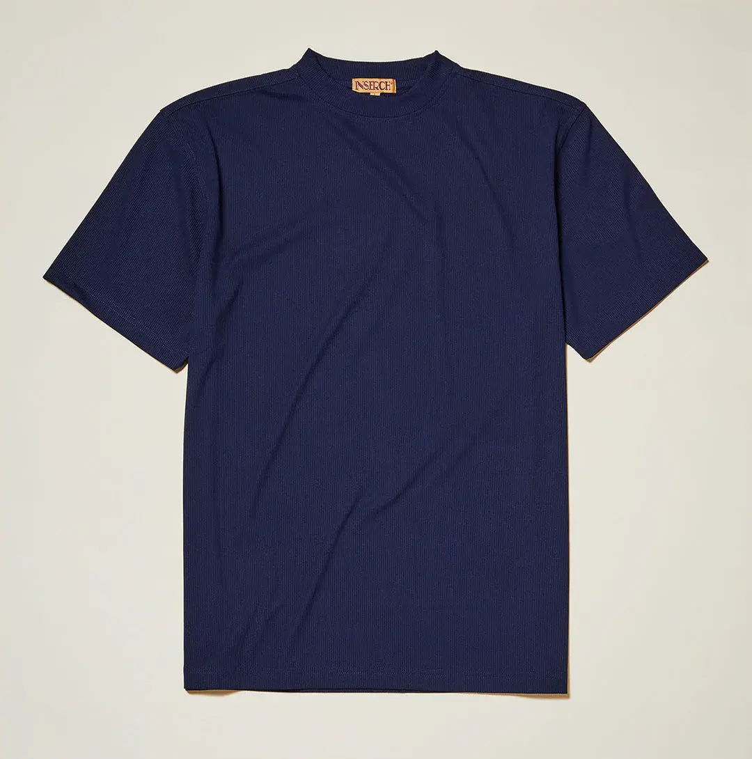 INSERCH MERC USA Crew Neck Tee t-299 Navy