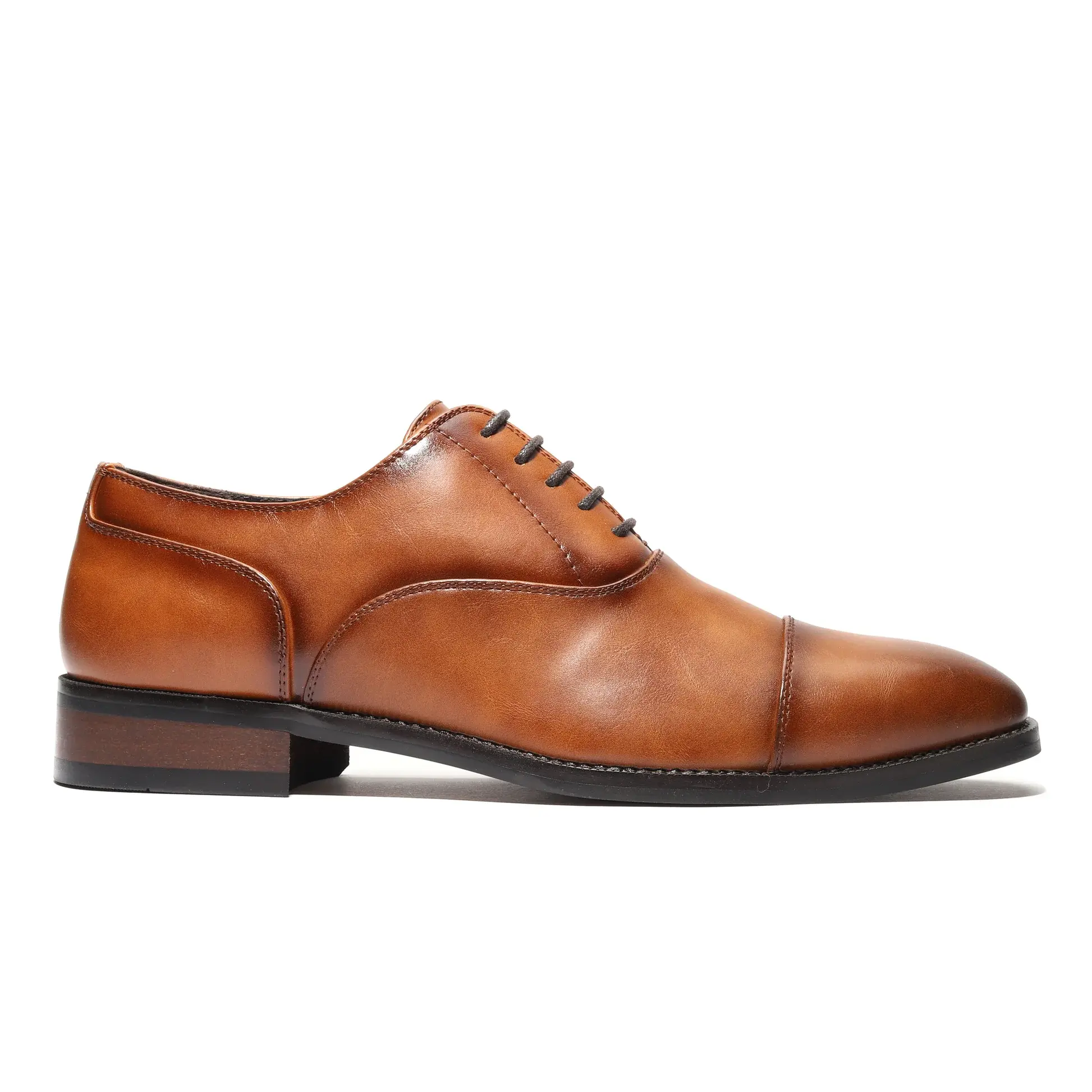 Bonafini Enterprises Shoes Santino Luciano c-535 CapToe Cognac