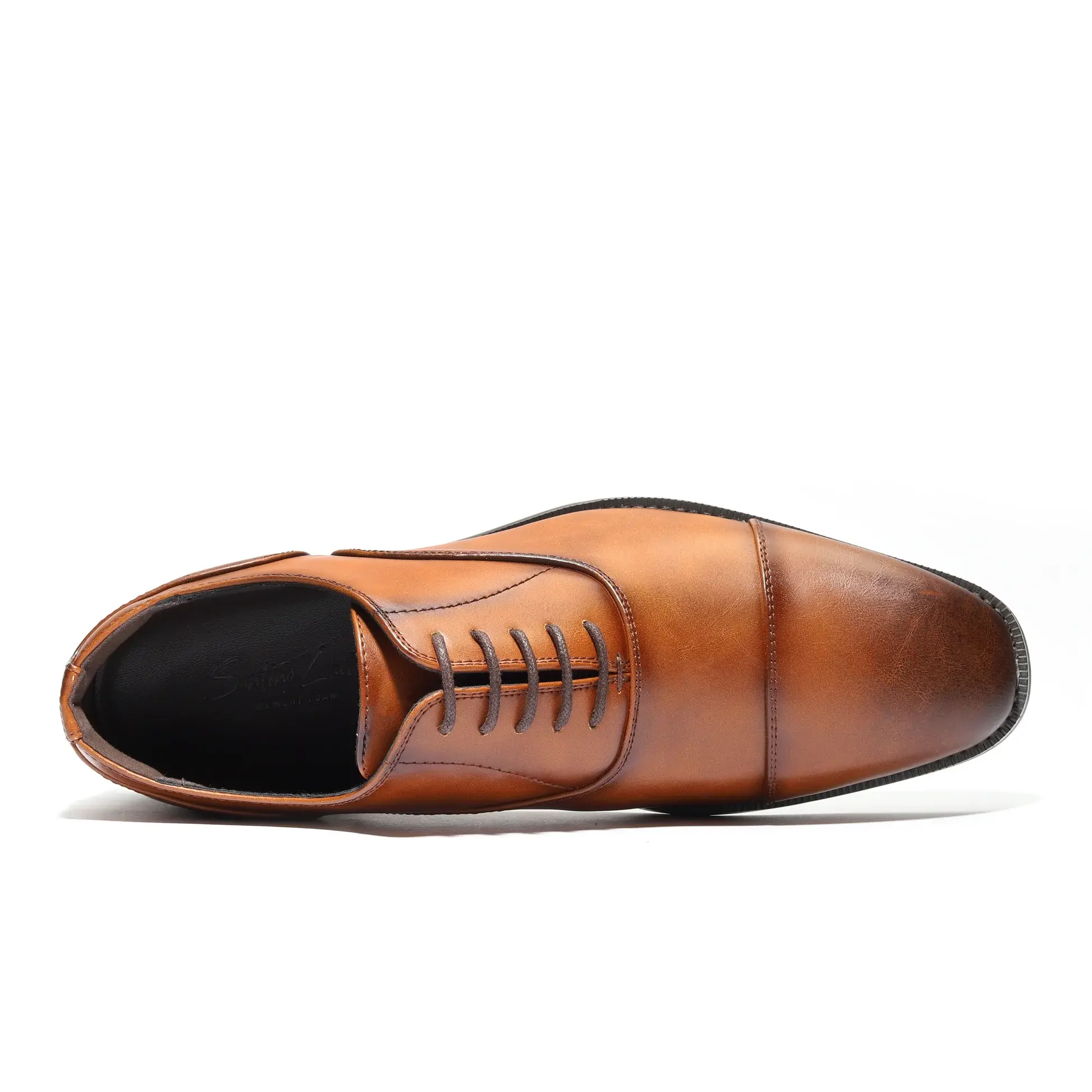 Bonafini Enterprises Shoes Santino Luciano c-535 CapToe Cognac